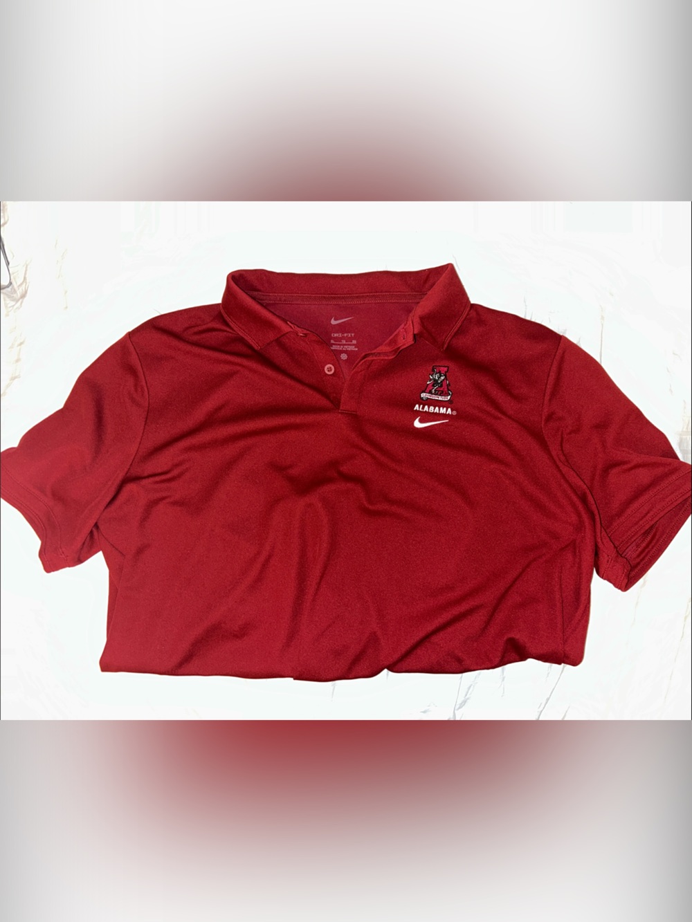 Alabama Crimson Tide Nike Men’s Red Polo Athletic Fit